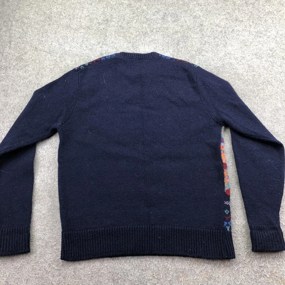 Vintage Pendleton Sweater Mens Medium Multicolor Fair Isle Wool Crewneck USA